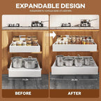 Seinloes 2 Pack Expandable Pull Out Cabinet Organizer 21"Deep - Image 3