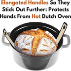 Introducing The Easy-Lift Dutch Oven Silicone Bread Sling & Scoop & Dust Flour - Image 3