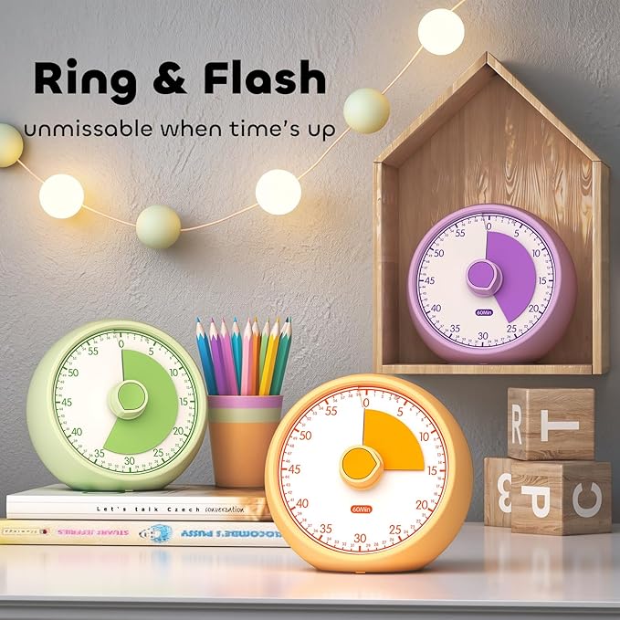 Visual Timer for Kids 60-Minute Countdown Timer - Image 4