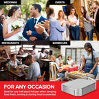 Stock Your Home 9x13 Disposable Baking Pan Covers Heavy-Duty Aluminum Cake Pans - Image 7