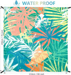 HIHOHO Beach Blanket Waterproof Sandproof Extra Large Beach Mat 79" X - Image 2