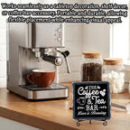 Coffee Bar Sign, Love is Brewing Farmhouse Tabletop Decor, Coffee and Tea Lover - Image 4