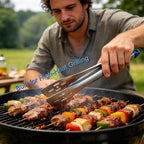 Kitchen Tongs, Food Grade Stainless Steel Cooking Tongs, Heat Resistant - Image 5
