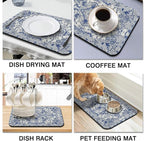 Dish Drying Mat for Kitchen Counter 2 Pack - Image 6