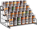 Spice Rack Organizer for Cabinet, 4 Tiered Spice Rack Organizer, Tiered by GIGIFTREE