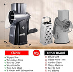 Upgrade Rotary Cheese Grater Shredder - Image 2