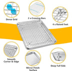 P&P CHEF 12.5 Inch Toaster Oven Pan - Image 3