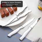 Serrated Steak Knife, Heavy Duty Kitchen Steak Knives, High End Steak Knives - Image 7