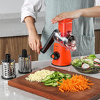 Geedel Rotary Cheese Grater, Kitchen Mandoline Vegetable Slicer - Image 8