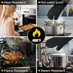 8PCS Oven Mitts and Pot Holders Sets - Image 4