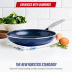 Blue Diamond 10" Nonstick Frying Pan Skillet, Diamond Infused PFAS & PTFE-Free - Image 2