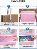 JARLINK 2 Pack Over The Door Organizer Storage, 5 Shelf Hanging Door Organizer - Image 7