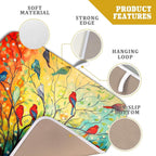 Colorful Spring Summer Tree Bird Dish Drying Mats - Image 4