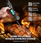 DOQAUS Digital Meat Thermometer, 2 Pack Instant Read Food Thermometer - Image 6