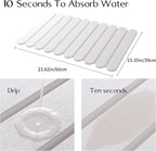 Large White Stone Dish Drying Mats - Image 2