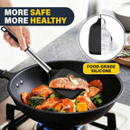 2 Pack Silicone Spatula Set, Solid & Slotted Turner - Image 3