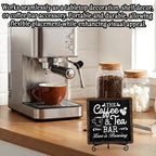 Coffee Bar Sign, Love is Brewing Farmhouse Tabletop Decor, Coffee and Tea Lover - Image 4