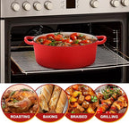E-far 5QT Oval Dutch Oven Pot - Image 5