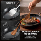 Zulay Kitchen Premium 8-Piece Wooden Spoons - Image 8