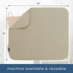 S&T INC. Dish Drying Mat 2 Pack, 16” x 18”, Absorbent Microfiber Kitchen - Image 6