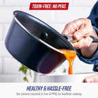 Blue Diamond Nonstick 2QT Saucepan - Image 3
