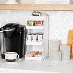 Mind Reader Coffee Tea Utensil and Condiment Station, Countertop Organizer - Image 2