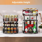 Across-Star Lazy-Susan-Organizer-Spice-Rack, Rotating Spice Organizer - Image 3