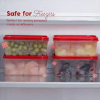 IRIS USA 12 PC Plastic Food Storage Containers - Image 5