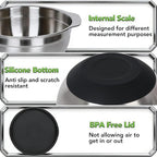 304 Stainless Steel Colander, 5 QT Large Capacity and 5QT Mixing Bowl, 2mm - Image 6
