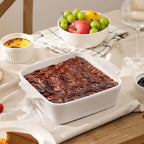 DOWAN 8x8 Baking dish, Square Baking Pan, Ceramic Casserole Dishes - Image 6
