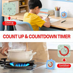 Digital Visual Timer for Kids 12hours Countdown countup Kitchen Timer Student - Image 3