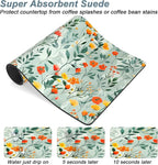 Rnivvi Coffee Mat, Hide Stain Rubber Backed Absorbent Dish Drying Pad - Image 3
