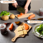 AWIZOM 6 Pcs Thicken Bamboo Cutting Board Bulk 11x5 Inch Personalized Wood - Image 4