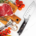 imarku Santoku Knife Chef Knife 5 inch Ultra Sharp Asian Knife Japanese Chef - Image 2