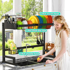 ADBIU 【Fit Sink 24.5"- 32" L 2023 Version Over Sink Dish Drying Rack Snap-On - Image 6