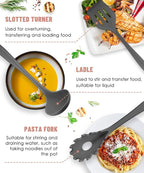 Kitchen Utensils Set-12 Pieces Silicone Cooking Utensils Set 392°F Heat - Image 6