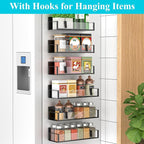 HuggieGems 6 Pack Magnetic Spice Storage Rack Organizer - Image 2