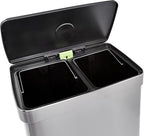 Amazon Basics Dual Compartment Recycling Trash Can - Image 7