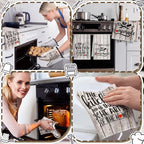Sratte 6 Pcs Kitchen Decor Accessories Set Farmhouse Towels Pot Holders Oven - Image 5