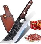 DRGSKL Hand Forged Meat Cleaver Knife Fathers Butcher Knives by ProfessionalKitchenKnife