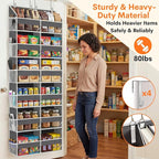 2 Pack Over The Door Organizer 6 Tiers, Extra Large Behind Door Storage of 12 - Image 3
