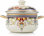 Nonstick Deep Enamel on Steel Stock Pot/Stockpot by OLYTARU