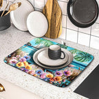 Spring Summer Sea Chair Dish Drying Mat - Image 5