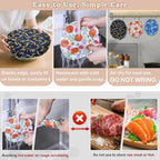 5-Size Reusable Beeswax Bowl Covers - Image 6