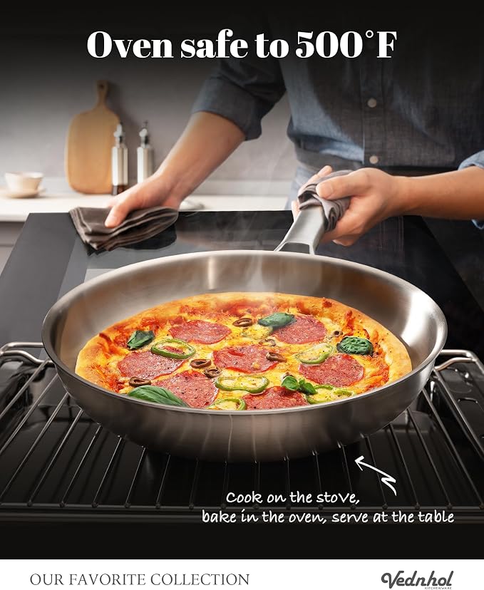 Stainless Steel Frying Pan Set - Image 5