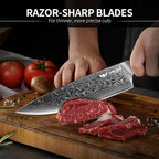 Damascus Knife Set - Image 4