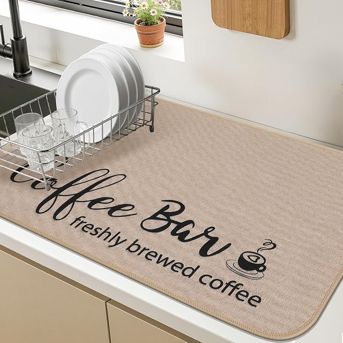 Findosom Dish Drying Mat, Cuttable Drying Mat - Image 9