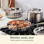 Cuisinart 12-Piece MultiClad Pro Triple Ply Stainless Stainless Steel Pots and - Image 2