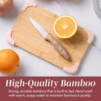 COOK WITH COLOR Non-Slip Cutting Board Set – Kitchen Essentials with Easy Grip - Image 4