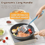 Stainless Steel Cooking Spoon, Solid Metal Serving Spoon, Heavy Duty Sturdy - Image 6